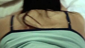 zamira's big latina ass back from gym stepson rims it then feet job