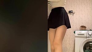 these russian chicas go live on bigo showing off asses