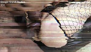 julia north's gaping ass fisted and fucked dap by bbc in wet shower?