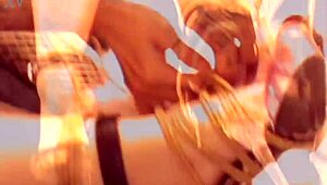 Marilou And Diosa Bondage Play Heels Choking Dirty Femdom Session