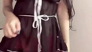 i can't stop watching her cute tits bounce while dancing