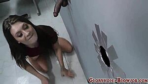 can you handle watching teen slobber on throbbing black monster cock?