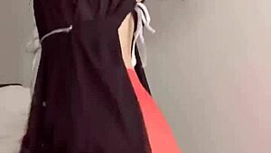 i can't stop watching her cute tits bounce while dancing