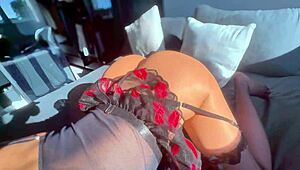 my big ass colombian neighbor grinds and rides my monster cock doggystyle pov