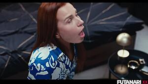 josephine sucks smoking futa shemale clemence's huge load