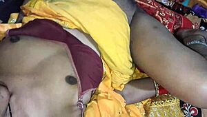 Jeth rams desi bhabhi's smooth pussy missionary all night with ass licking and squirting