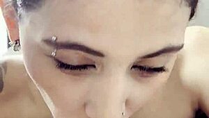 Best Friend's Mouth Filled with Huge Load After Intense Blowjob