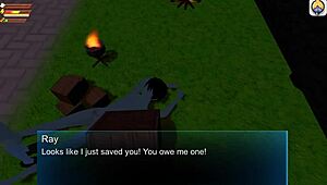 Femdom University Ray Dominates in Hentai Game