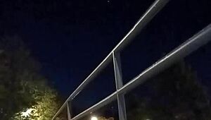 She donates scary Halloween jokes but feels red fluid leak in pants to check inside