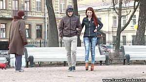 how's this casual teen 18+ inga getting facial after blowjob?!