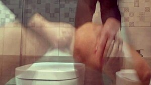 dirty student neighbor flashes bare feet and ripped clothes for wild tease ride