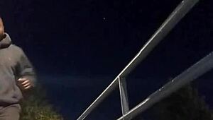 She donates scary Halloween jokes but feels red fluid leak in pants to check inside