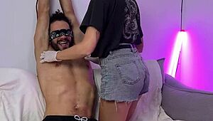 i tease n tickle his feet while he's blindfolded submissive 😩