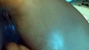 Phat Ass Latina Oiled Up for Deep Fisting and Hard Spanking