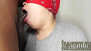 BBW Throat Fucked Hard by Black Monster Cock Tons Cum