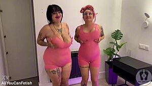 whoa check these huge natural tits jumping 😍 belly play ass shaking in gg worship preview