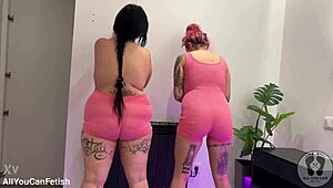 whoa check these huge natural tits jumping 😍 belly play ass shaking in gg worship preview