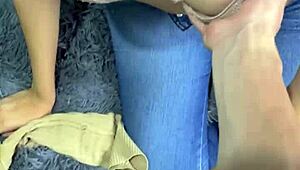 Bent over, I pound my tinder date's tight pussy doggystyle till she screams and squirts everywhere.