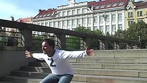 😍 four horny milfs in fishnets fuck one guy deepthroat anal foursome