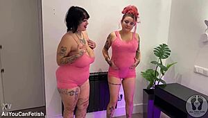 whoa check these huge natural tits jumping 😍 belly play ass shaking in gg worship preview