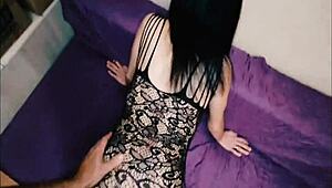 Homemade Milf Couple Films Intense Monster Cock Penetration and Raw Passionate Sex Close Up.