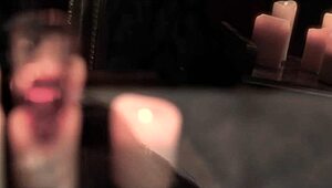 Whore in Stilettos Begs for Cum-Drenched Facial and Handjob