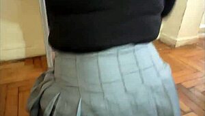 caught my stepsis upskirt before college, made her suck my cock on her big ass