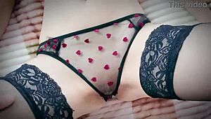 this beautiful skinny girl in lingerie has my cock aching as she rides pov