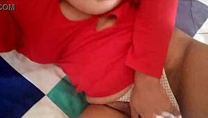 my horny lover wakes soaked panties hard tits fingering to squirt