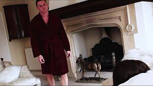 erotic babe teases with wet handjob blowjob leading to huge facial cumshot