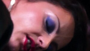 Whore in Stilettos Begs for Cum-Drenched Facial and Handjob