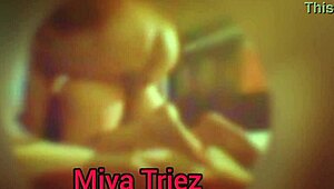 miya triez fat wife slut humiliates cuckold with dirty talk and hairy pussy fuck