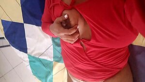 my horny lover wakes soaked panties hard tits fingering to squirt