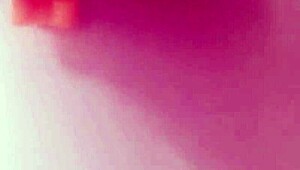 damn check out this squirting pussy getting fucked hard in the kitchen with her huge dildo toy!