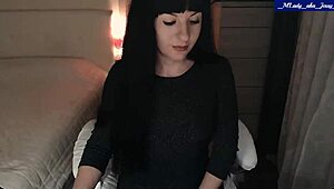 I crave Mlady Jessy's lingerie striptease clit tease ass wiggle