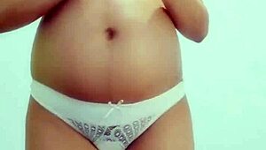 real pregnant latina gets horny outdoors fingering her wet pussy!