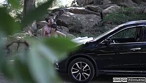 Guy rams stepsons petite 18+ gf small tits anal outdoors hardcore