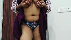 College Girl Fingers Shaved Pussy with Huge Eggplant to Creamy Orgasm