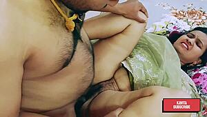 desi kavita bhabhi gets wildly fucked by devar tatya in bedroom