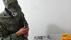 hey soldado, that sexy venezuelan salesgirl rides you cowgirl at work for benefits!