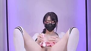 i'm lovin this curvy college asian cutie glasses juicy pussy squirting wet toys riding sensual night