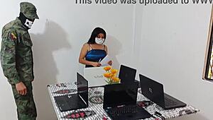 hey soldado, that sexy venezuelan salesgirl rides you cowgirl at work for benefits!