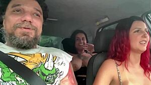 hey you up for public titty bounce with tattooed latina redhead pornstar outdoors?