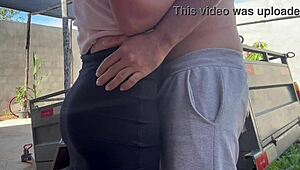 she craved outdoor sex so i went down on her then filled her up completely