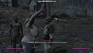 yo that fallout4 milf is getting wrecked by a massive interracial gangbang with big cocks everywhere