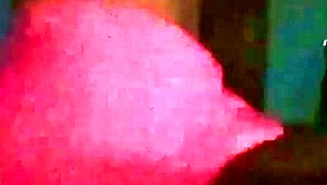 I'm riding my man's cock hard right on the bed.