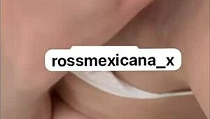 Beautiful mexican rossmexicana rams huge dildo deep solo