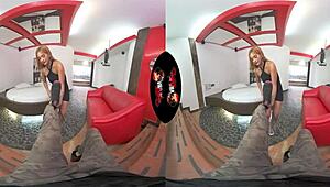 Craving pierced nipple babe's addictive pov sex?