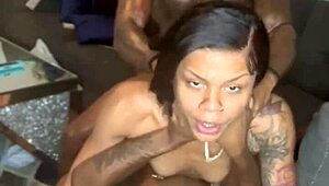 hey you ever seen three ebony babes with big juicy pussies get ripped clothes and creampied in wild group? 