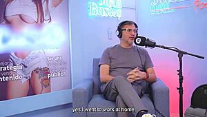 whoa cristina vega smashes clit on fuck machine during juan bustos podcast 😲